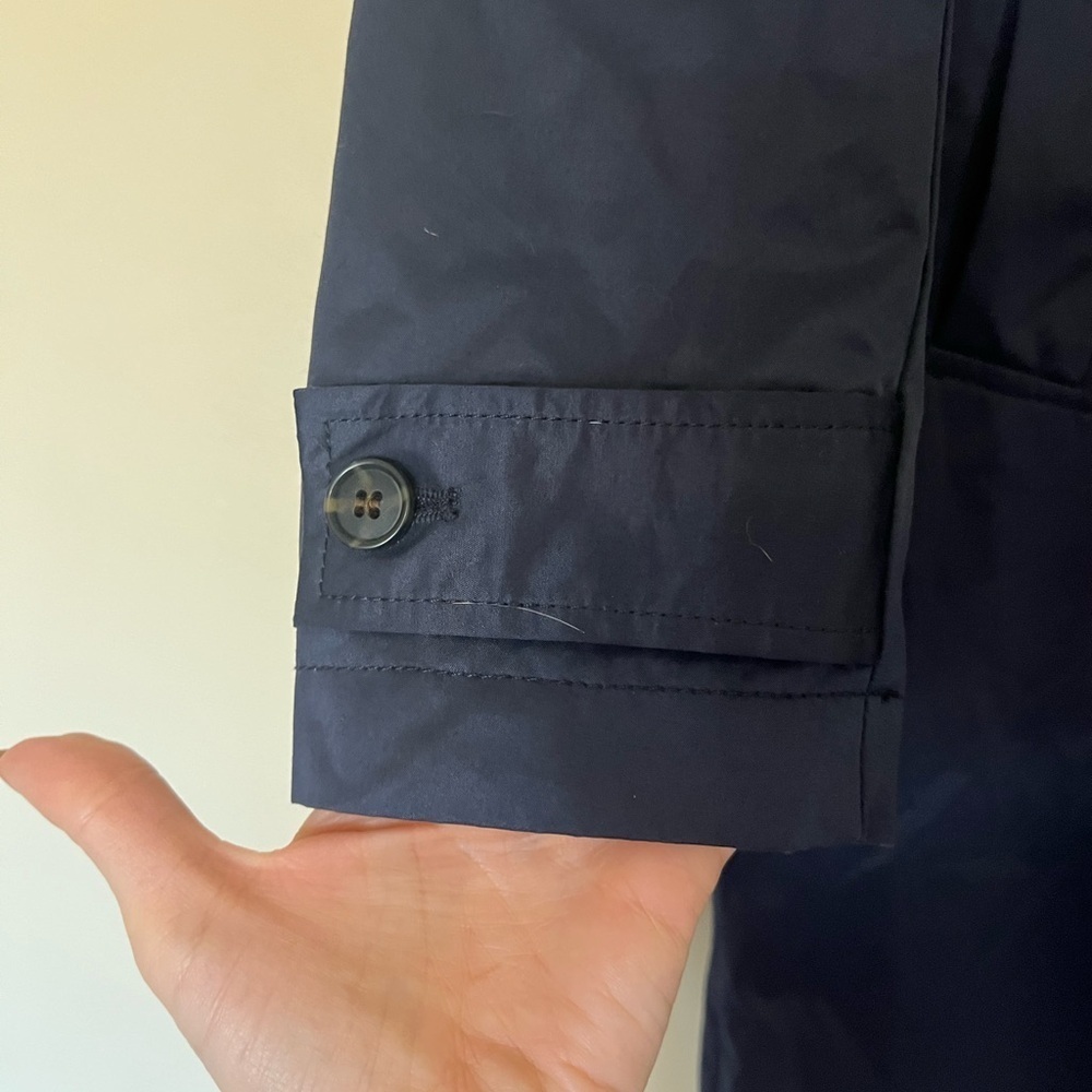 Navy Blue H&M weatherproof Car Coat Jacket - Picture 8 of 8